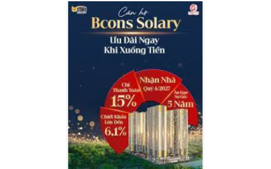 Căn hộ giá rẻ dưới 40tr/m2, trả trước 225 triệu, sở hữu ngay 81 tiện ích đẳng cấp!